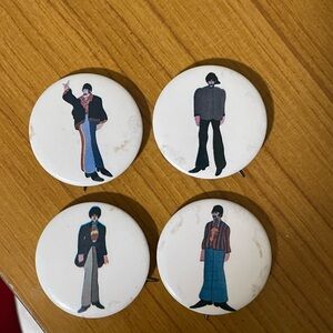 Set of 4 Vintage (1968) Beatles (Yellow Submarine)